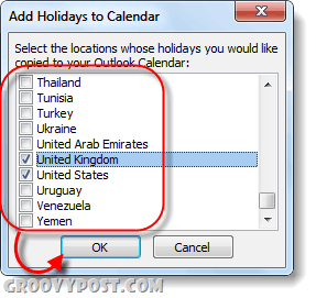 National Holiday Calendar 2013 on How To Add National Holidays To The Outlook 2013 Or 2010 Calendar