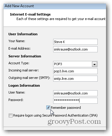 Outlook 2010 SMTP POP3 IMAP settings - 04